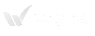 Wisor Logo White Sml